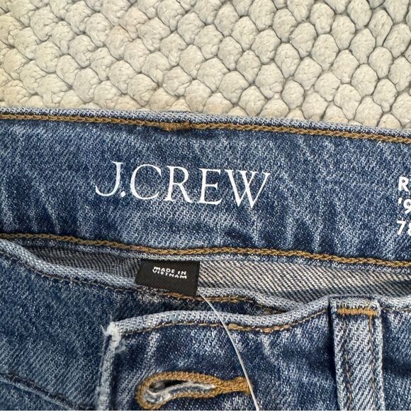 J Crew High Rise ‘96 Kickout Jean Classic Blue Denim Jeans sz28- NWT - Picture 9 of 12